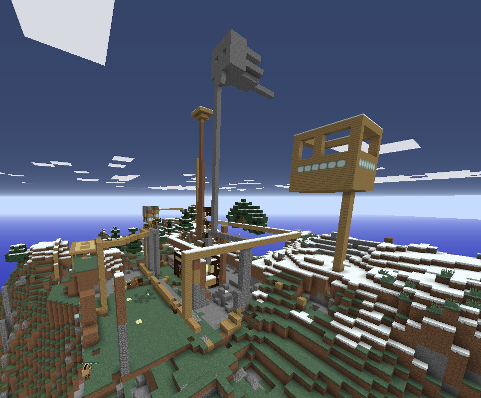 обычный ландшафт на гриферских серверах