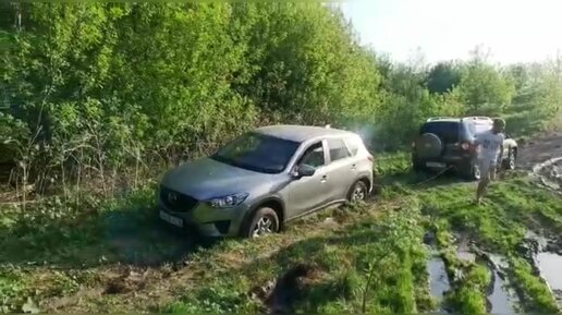 Нива не Mazda. Спасибо мужики! А женщин брать на природу не стоит