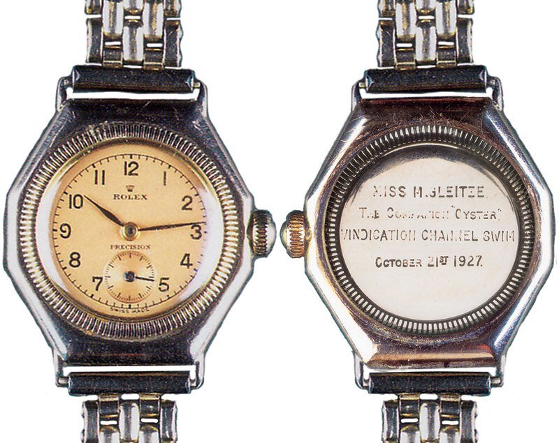 Rolex Oyster 1926. Rolex Oyster Vintage 1926. Mercedes Gleitze Rolex. Rolex watches Oyster 1927.