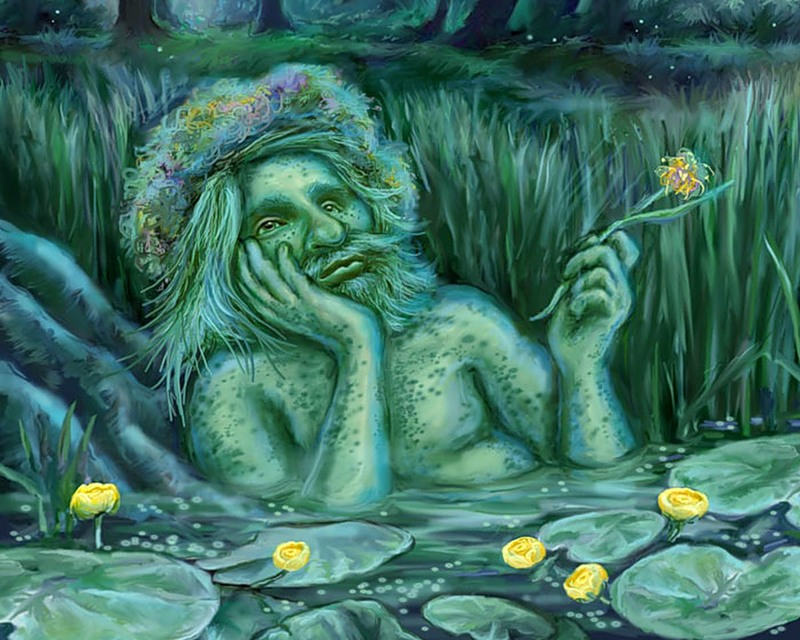 Водяной в хорошем расположении духа