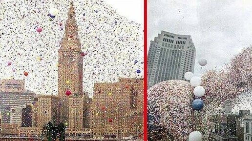Миллион на шару. Balloonfest 1986. Кливленд 1986. Кливленд шары. Фестиваль воздушных шаров в Кливленде в 1986.