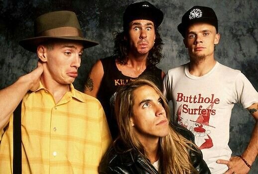 Red Hot Chili Peppers в 1989 году.