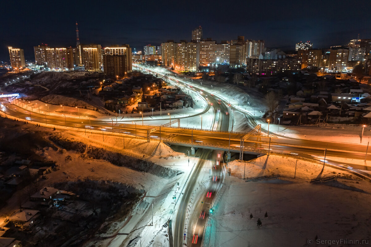 Новая дорога в Студгородок | Красноярск с высоты | Дзен