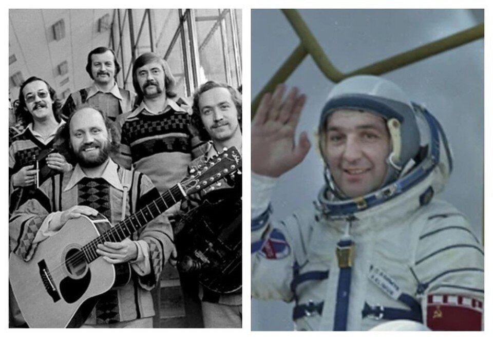     Петр Климук долетел до звезд, а «Песняры» подняли на космический уровень белорусскую эстраду. Фото: архив Владислава Мисевича и gctc.ru.