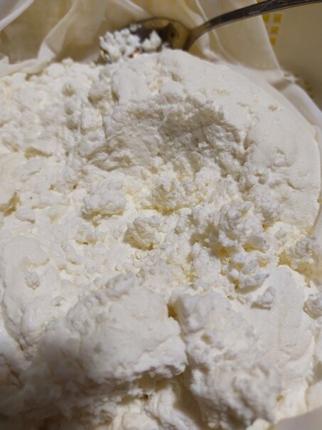 Такой творог получается при нагреве до 42°С