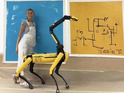    Робопсы Boston Dynamics попробуют себя в роли художников