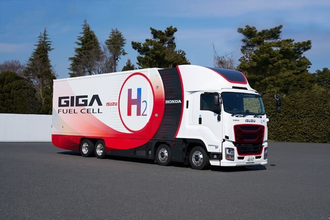 IZUZU сотрудничает с Honda по разработке водородного грузовика
