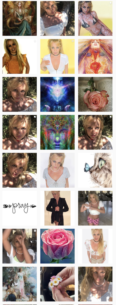 Странный инстаграм фото Бритни Спирс