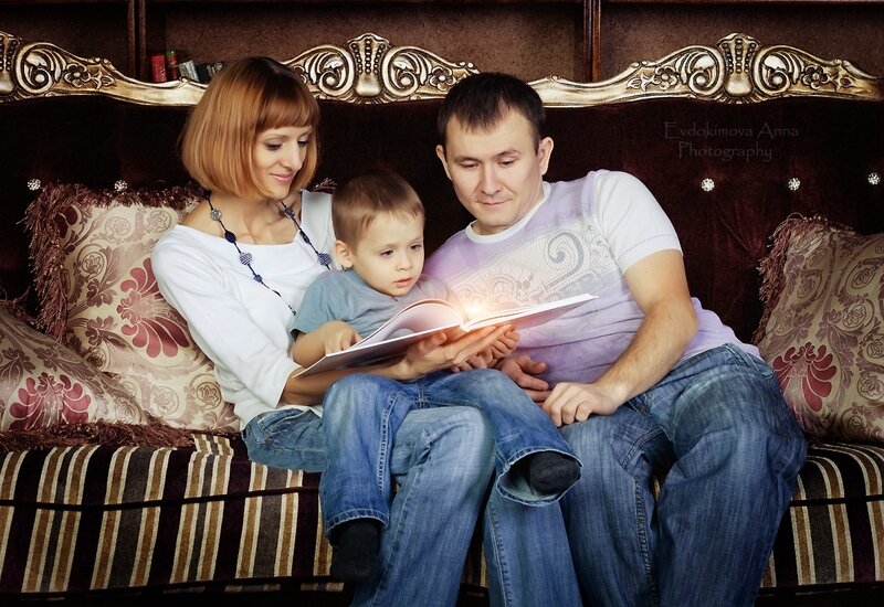 Дочь Евдокимова Анна с семьей