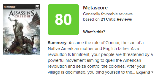 Оценка 3-ьей части на Metacritic