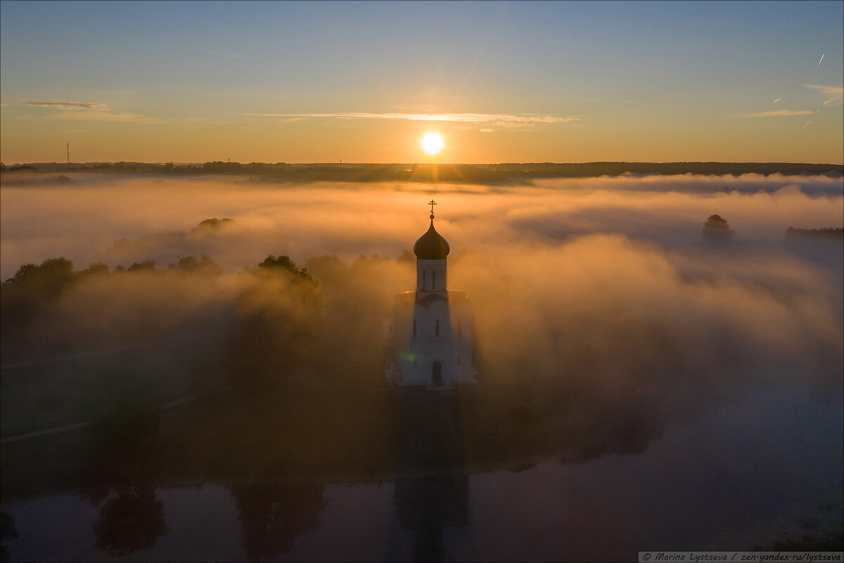 Храм на рассвете Воронеж