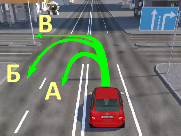 Траектория разворота. Правильный разворот на дороге. Где можно разворачиваться. Разворот вне перекрестка на экзамене в ГИБДД. Экзамен ПДД разворот.