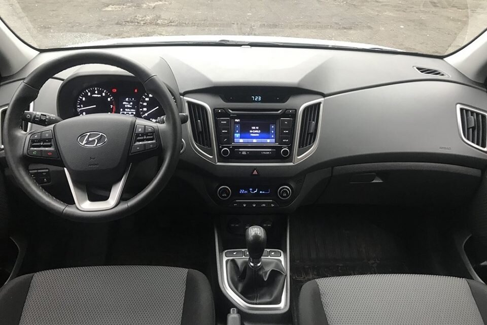 Поставь хендай. Hyundai Creta Active 1.6 MT салон. Хендай Крета 1.6 салон. Крета Актив 1.6 механика комплектация. Хендай Крета 1.