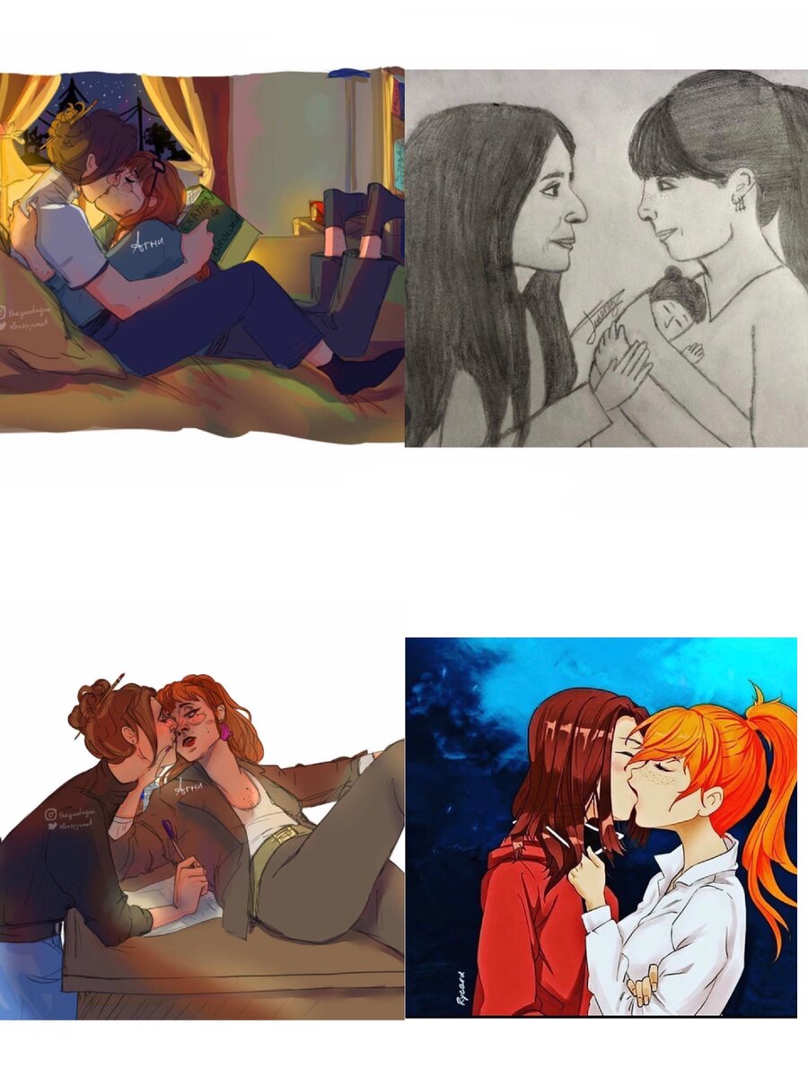 Ракель и Алисия в Академии