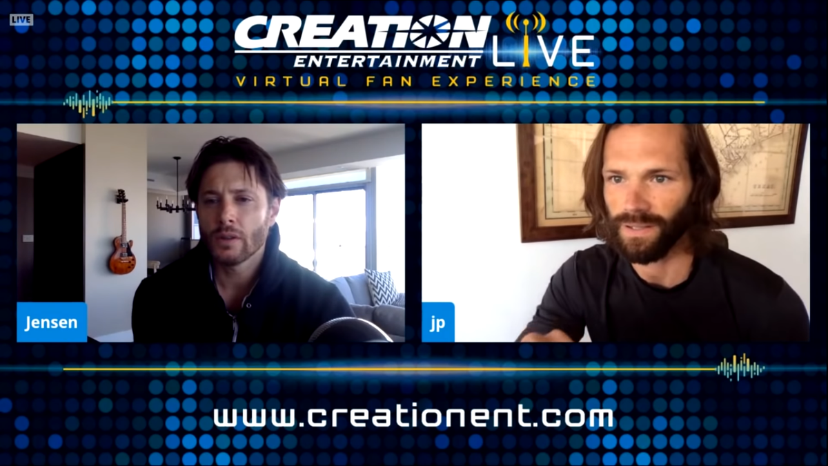 Дженсен Эклз и Джаред Падалеки виртуальная панель Stageit 09.08.20 