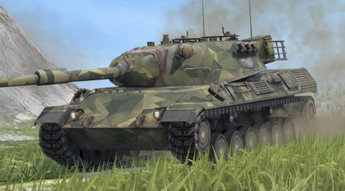 Самые дпмные танки. Леопард 1 танк блиц. Leopard 1 WOT Blitz. Танк Leopard 1 World of Tanks Blitz. Легендарный камуфляж Leopard 1.