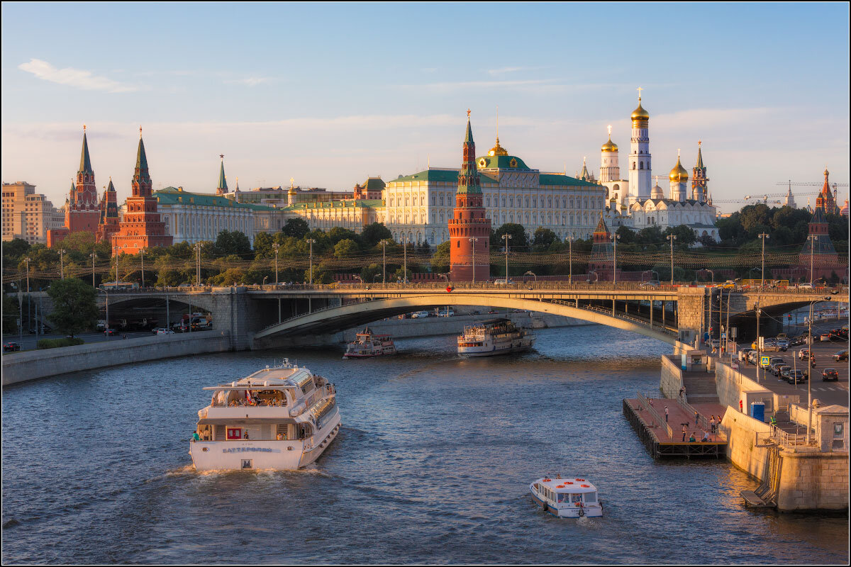 Москва река красивое