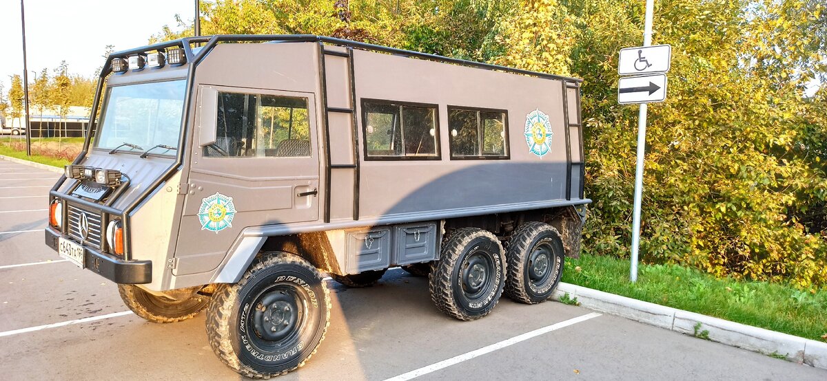 Pinzgauer в свете солнечных лучей