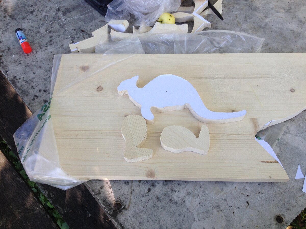 Детали игрушки выпилены