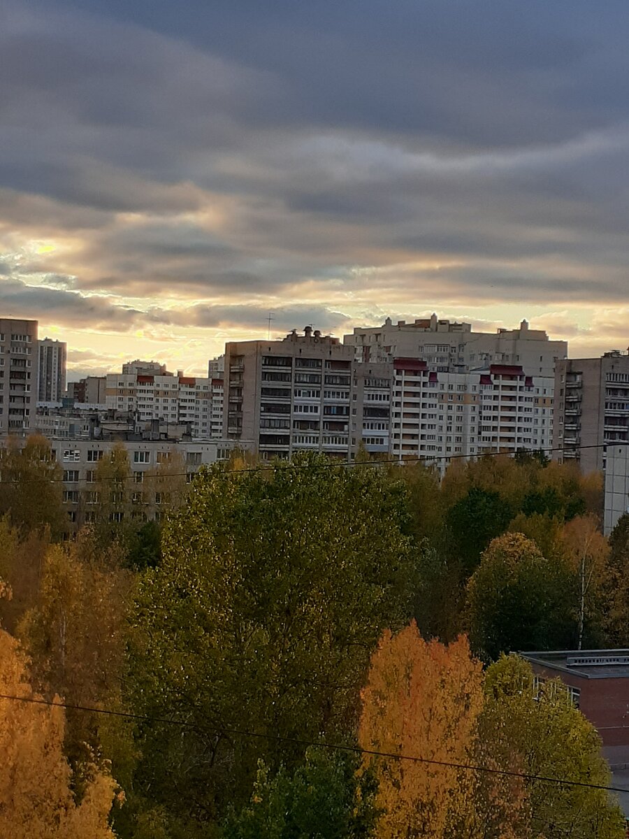 Не совсем сине-желтое, но всё равно красиво 