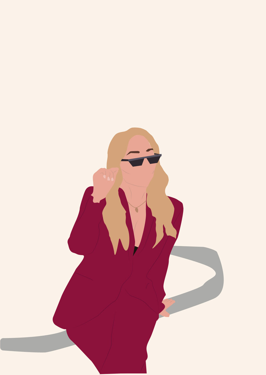 Одна из иллюстраций для друзей девочки Ани