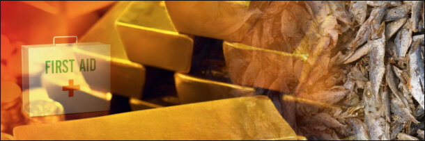 Одним золотом сыт не будешь. Изображение взято из открытых источников