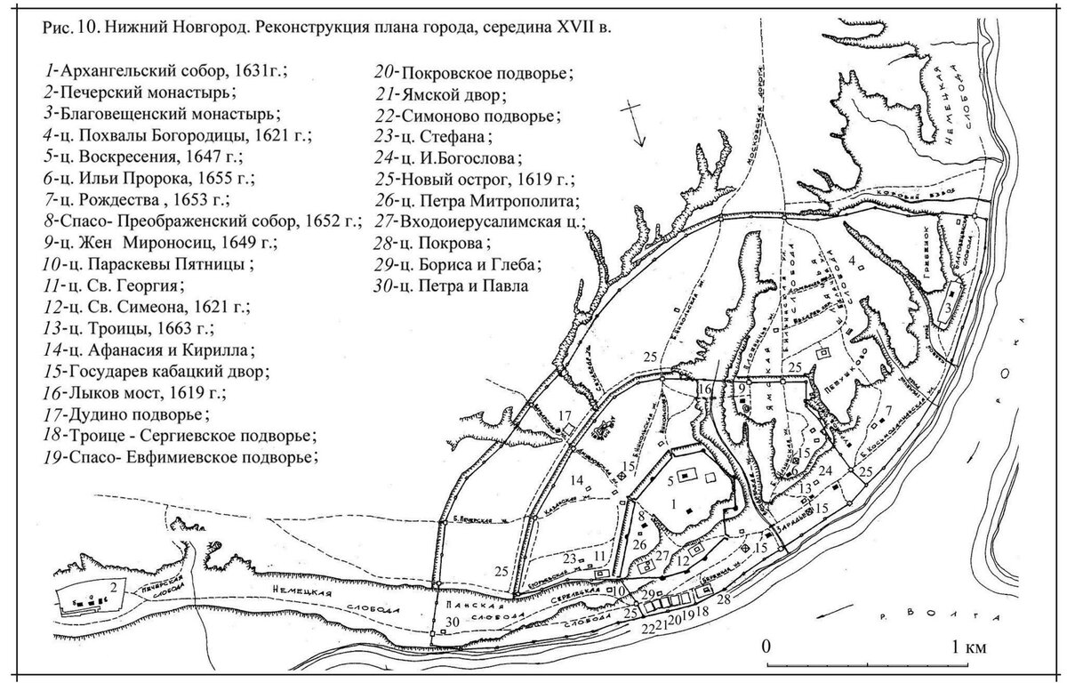 Адресный план нижнего новгорода