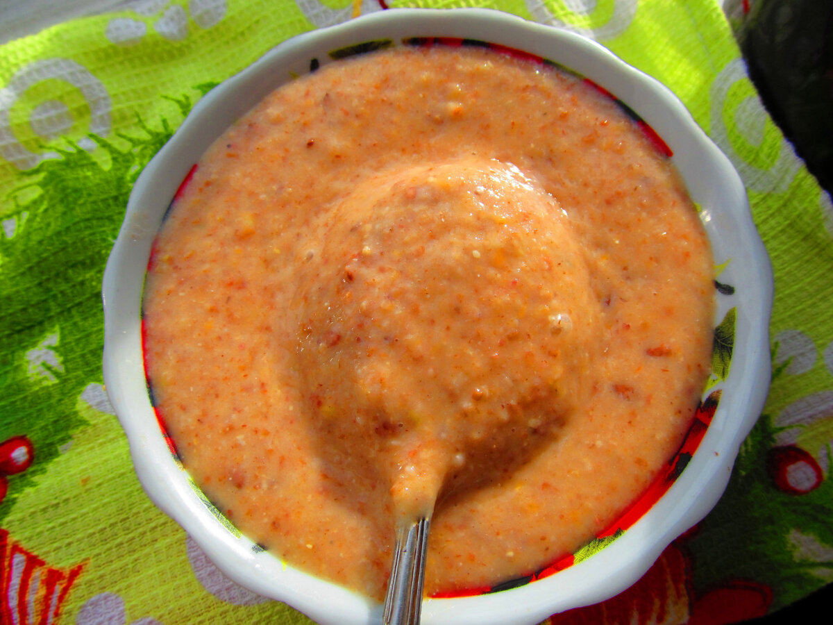 Живое пюре из хурмы и банана