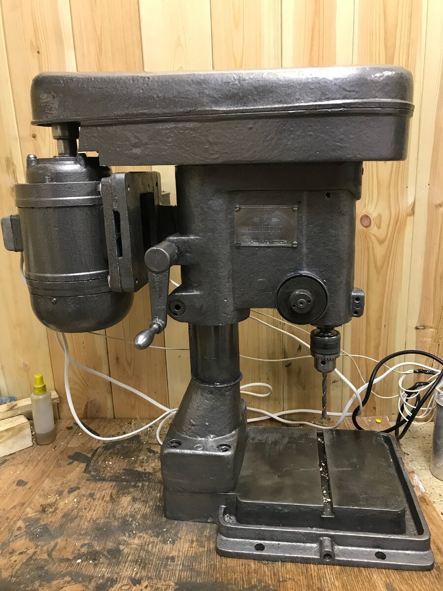 Сверлильный станок 2А106 после восстановления