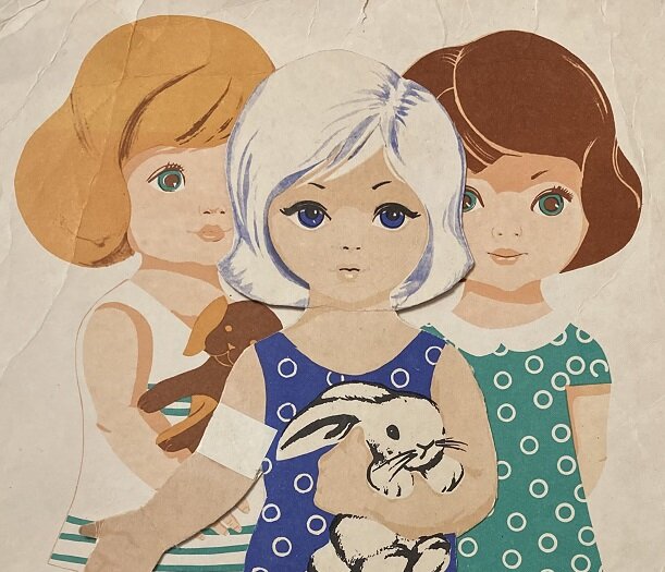 Бумажные куклы 1970-х