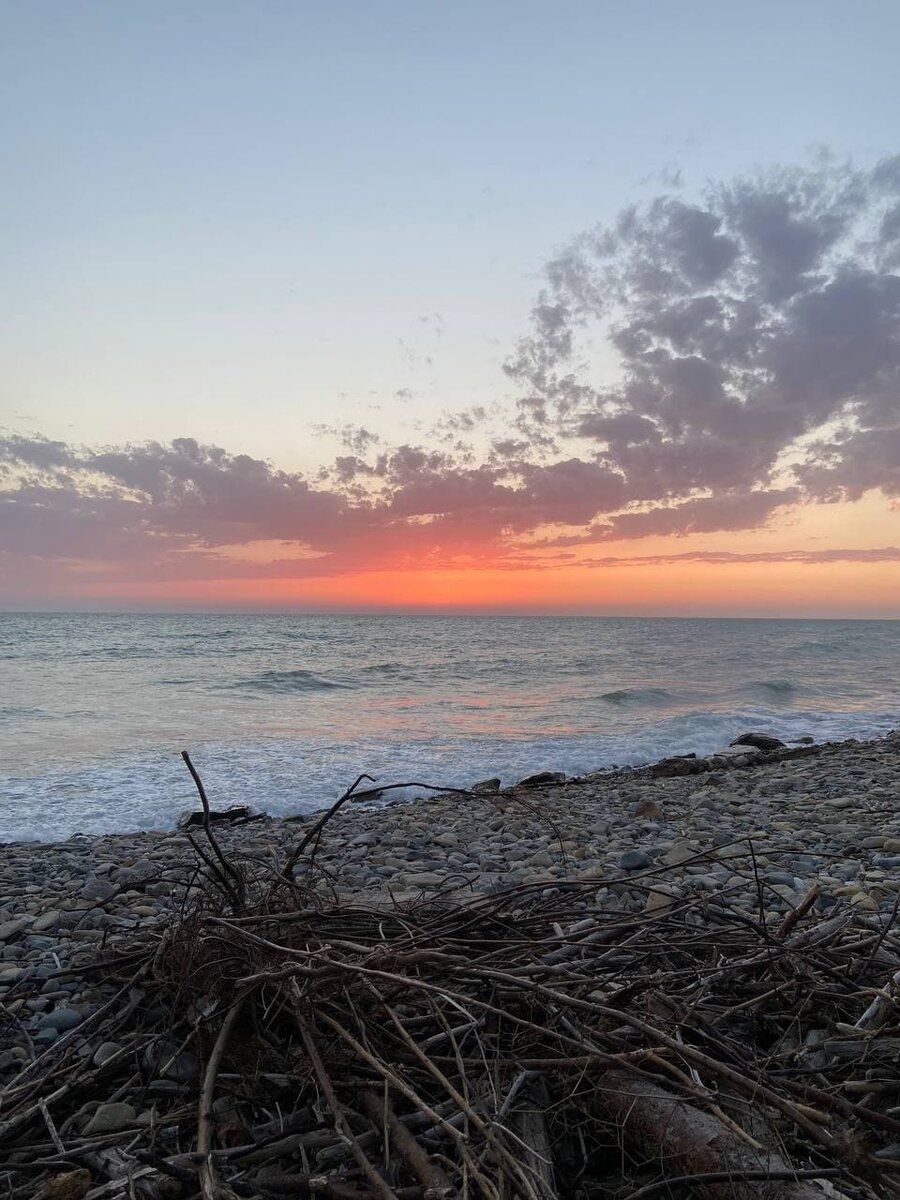 Закат в Анапе. Апрель 2021.