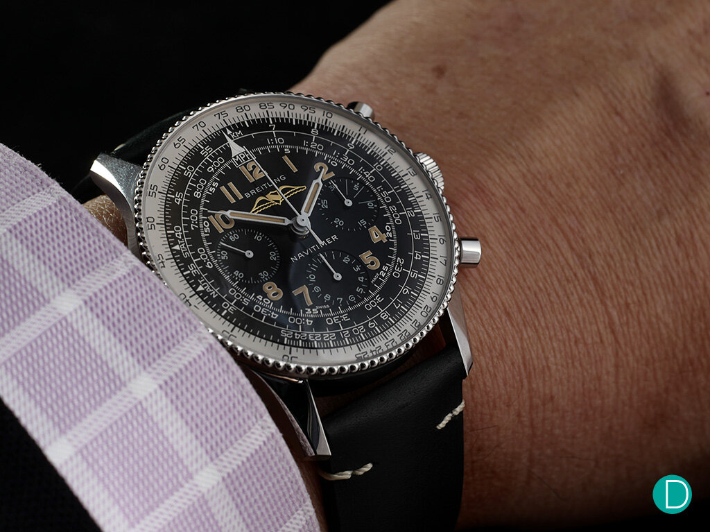 Breitling Navitimer Ref806, фотография взята с сайта https://deployant.com/review-breitling-navitimer-ref-806-1959-re-edition/