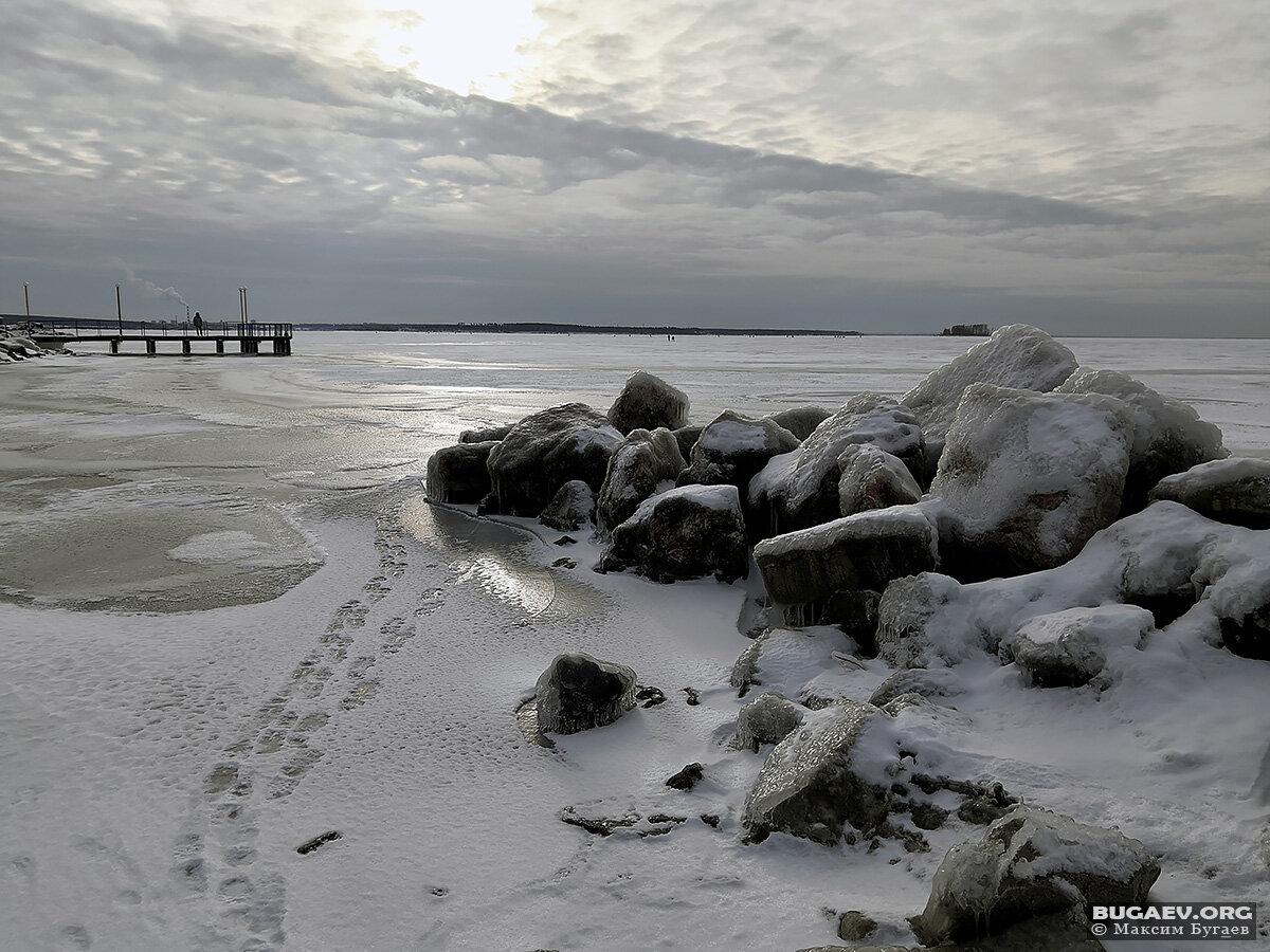 Обское море зимой Новосибирск
