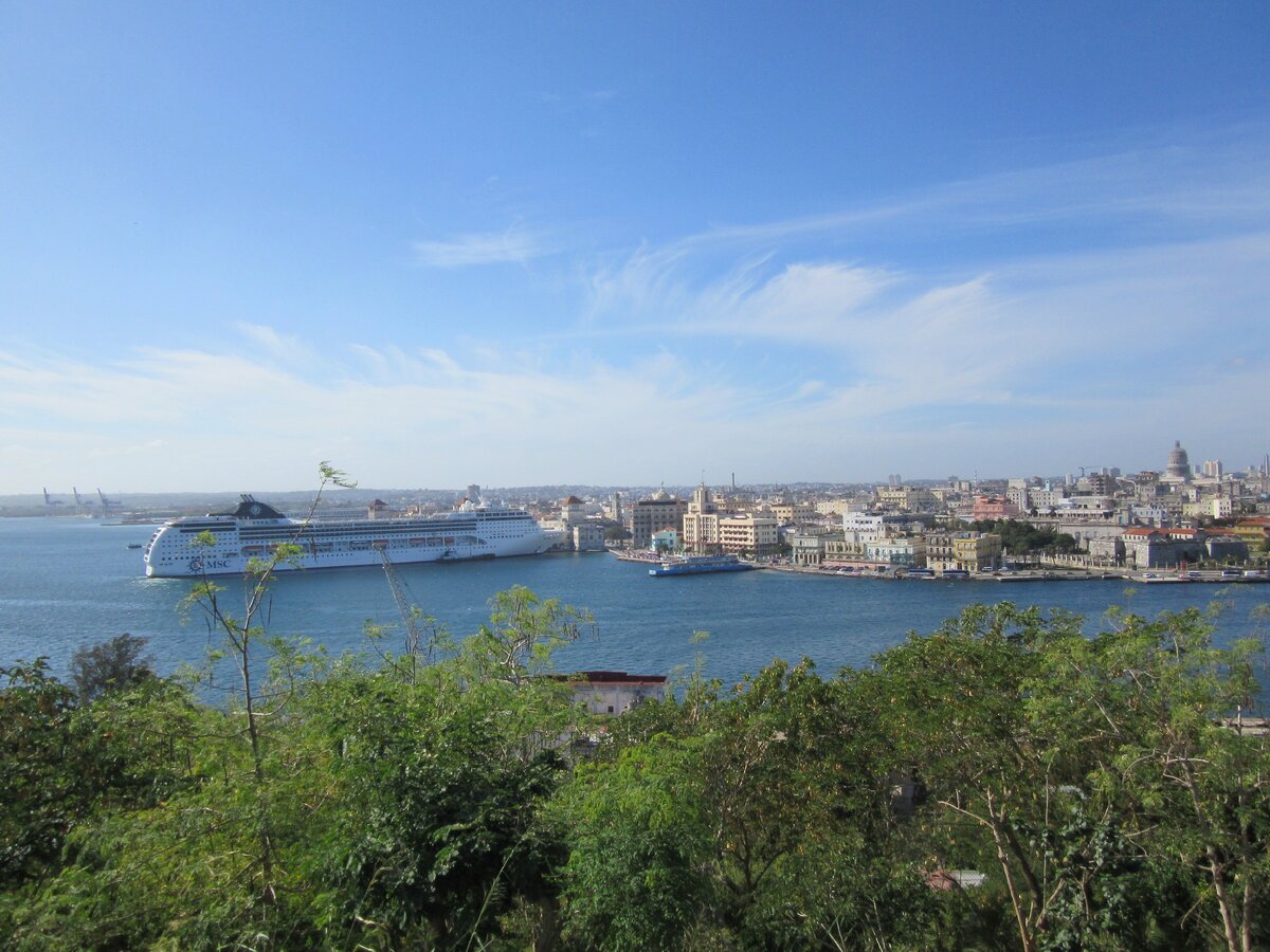 Вид на порт Гаваны