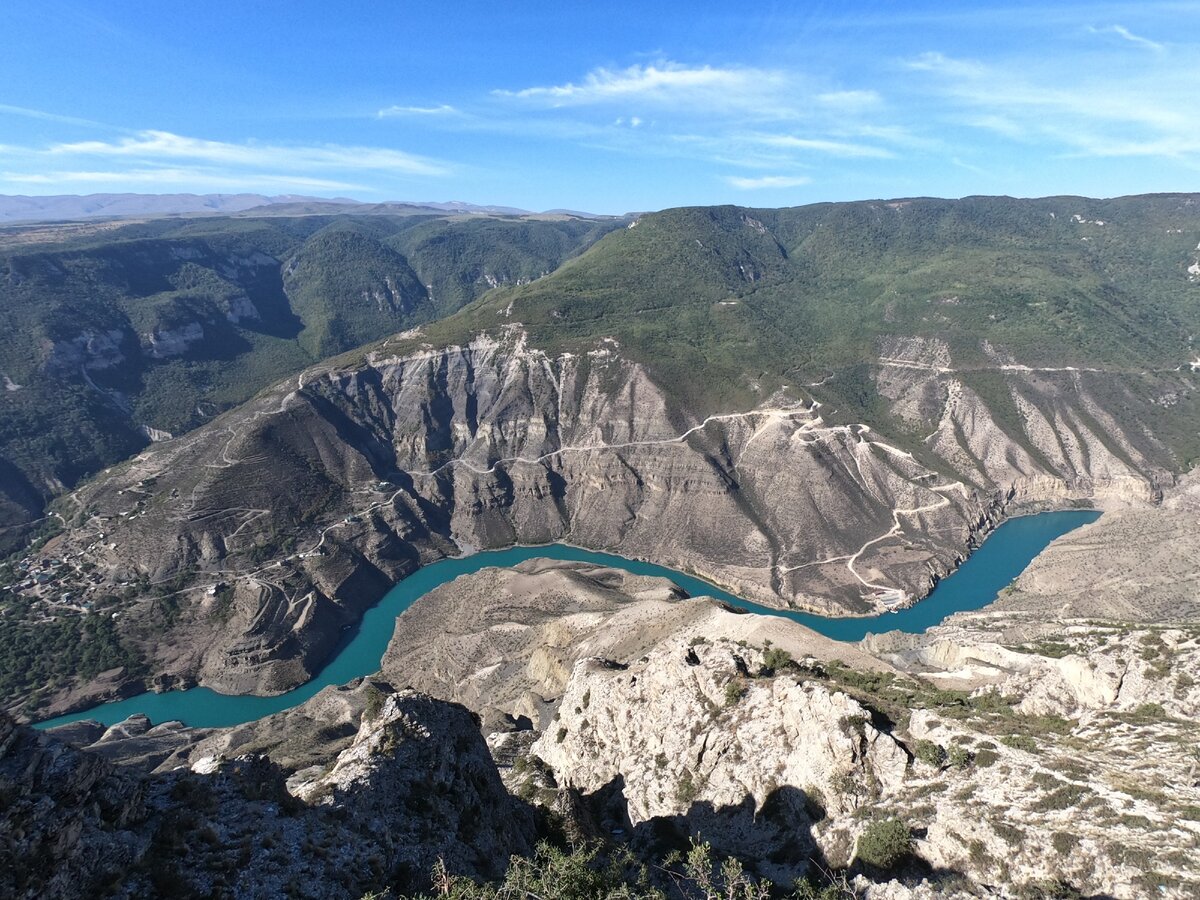 Чиркейская ГЭС поселок Дубки