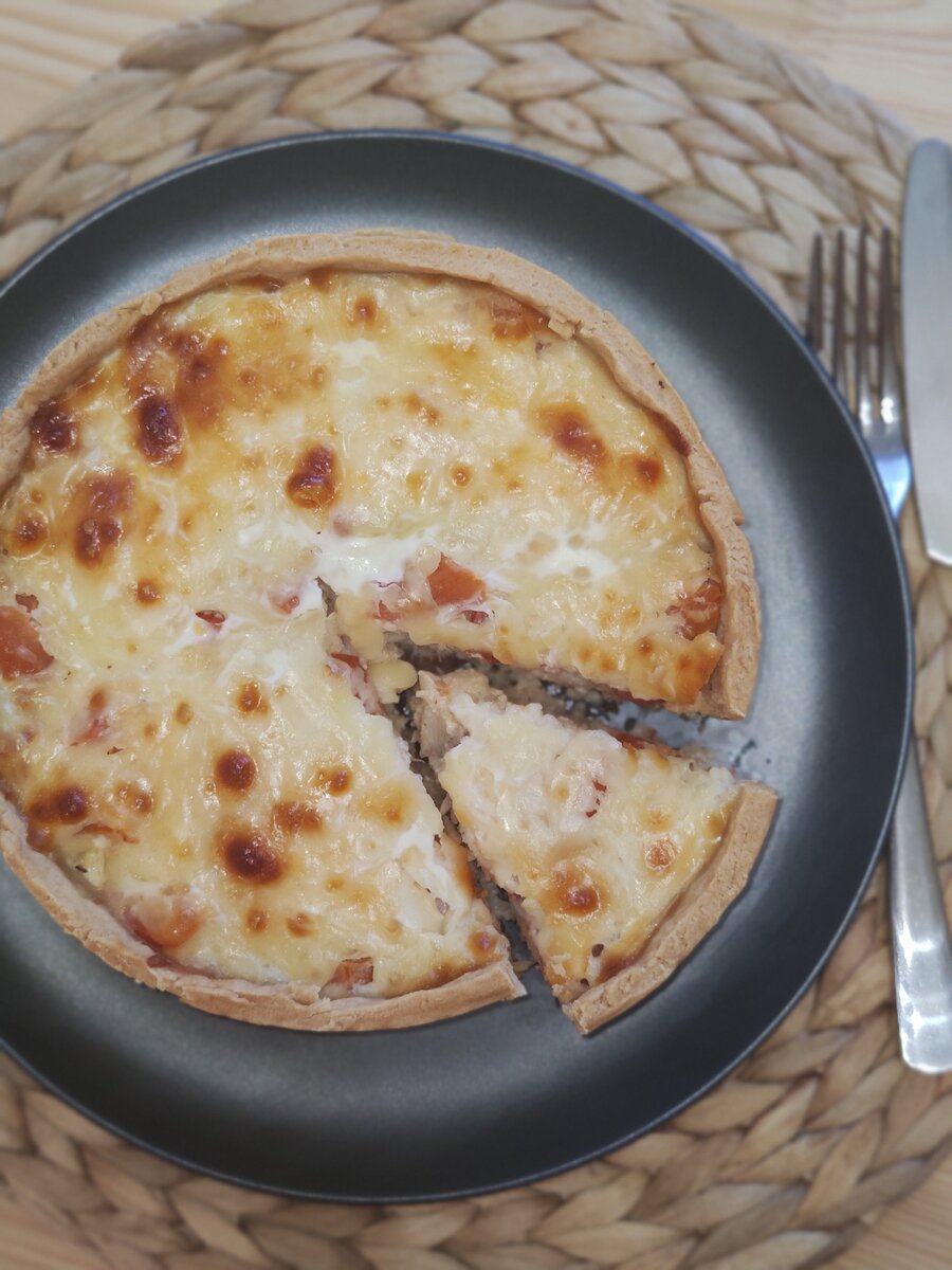 Киш с рыбой