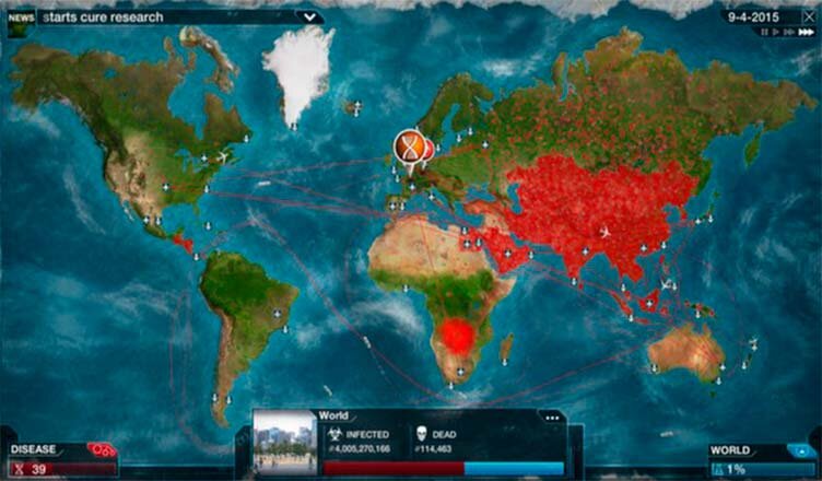 Скриншот из игры Plague Inc: Evolved