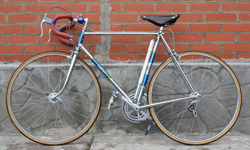 Гоночный велосипед Coppi Campionissimo, построенный компанией  Cicli Fiorelli в 1968 году - из коллекции Веломузея Андрея Мятиева.
