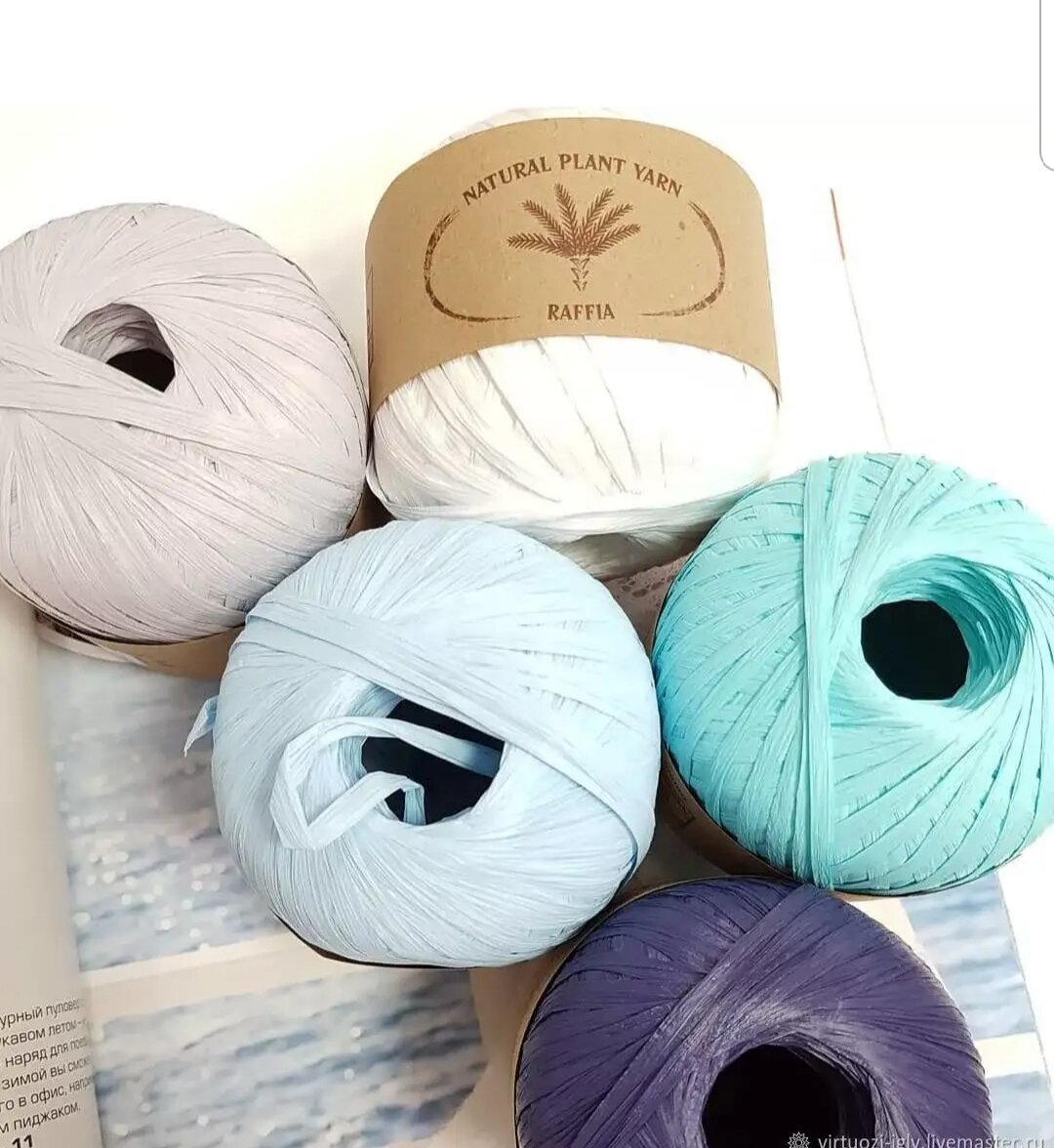 Рафия в мотках. Фото из свободных источников