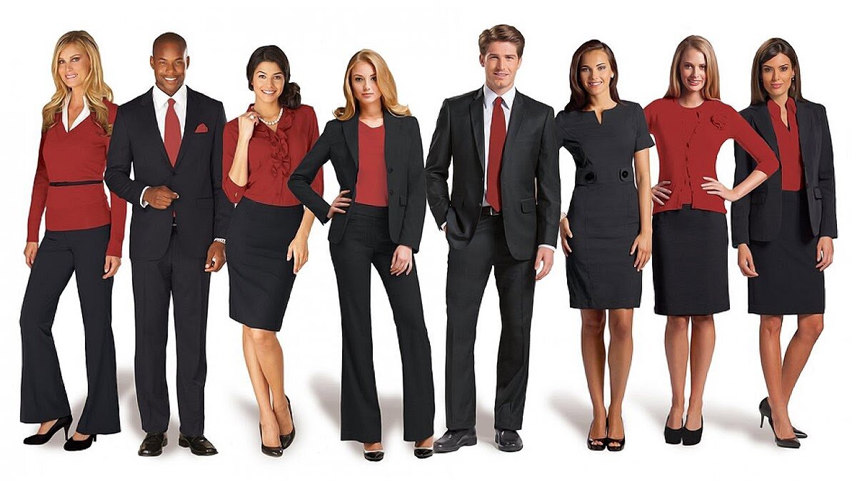 Дресс-код бывает довольно строг, кроме того, для его демонстрации должны быть приглашены женщины и чернокожие сотрудники, или вы расист?