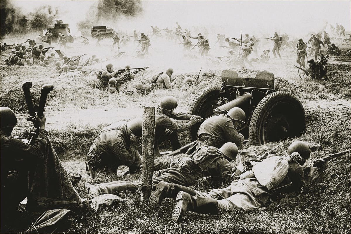 Бои на Кременчугском плацдарме 30 августа 1941 год.