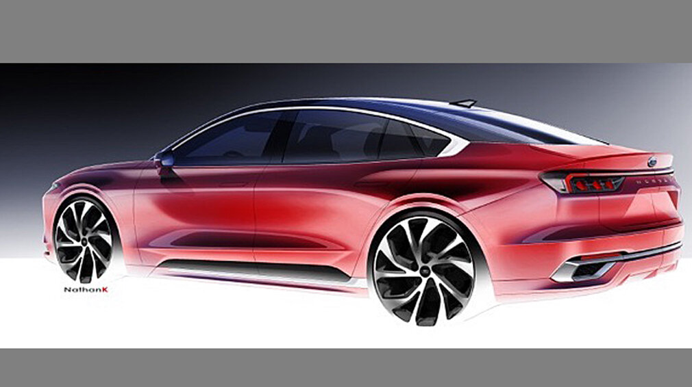 Официальный эскиз нового Ford Mondeo для Китая
