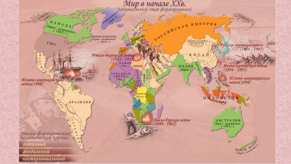 Новейший этап страны. Карта колониальная система в начале 20 века. Карты колониальных империй начало 20 века.