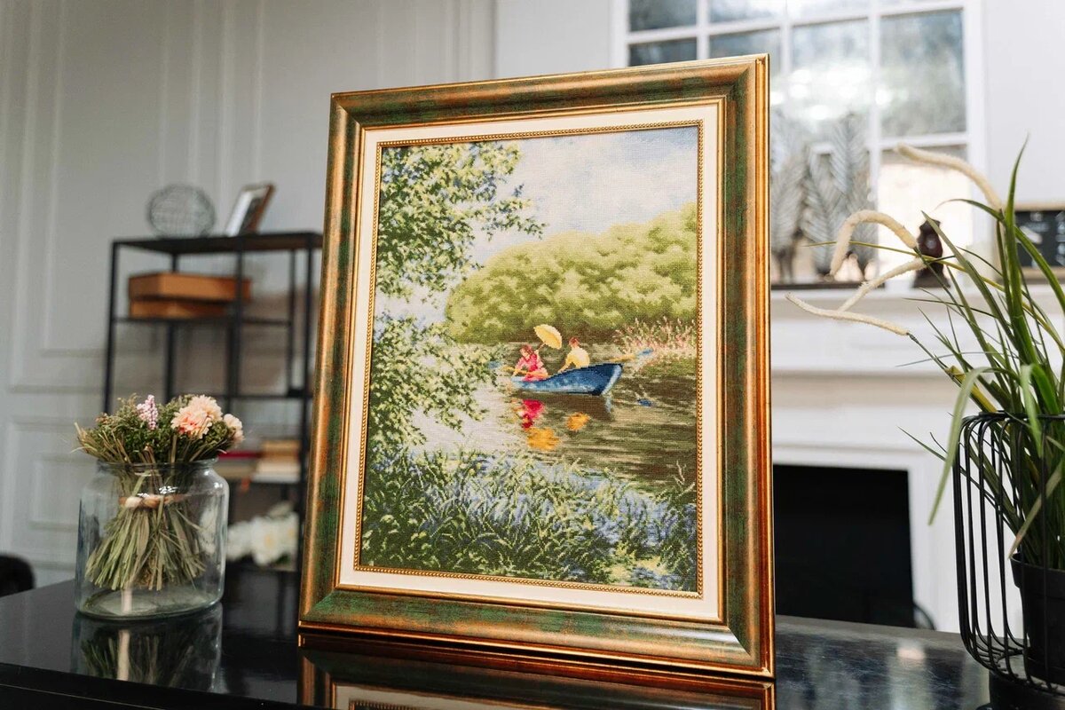 Набор для вышивания ЛП-063 Прогулка на лодке 