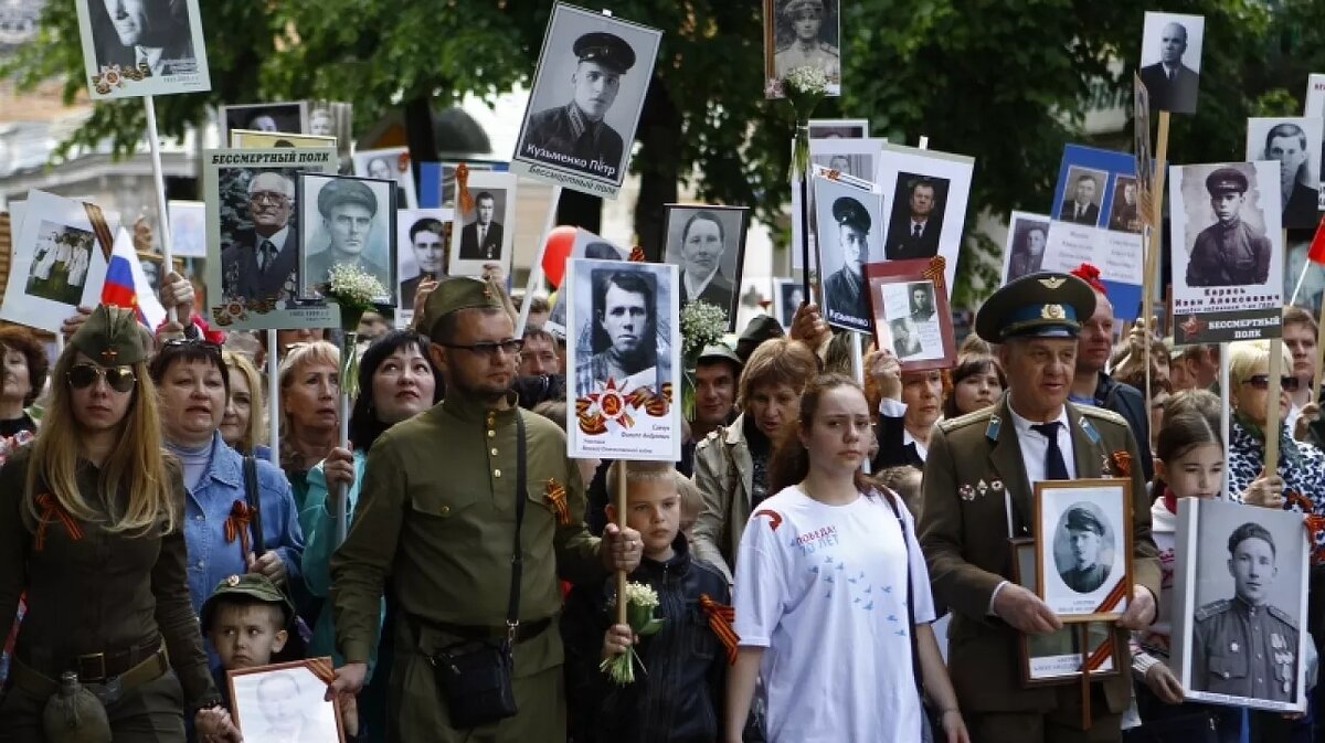 бессмертный полк в зарайске