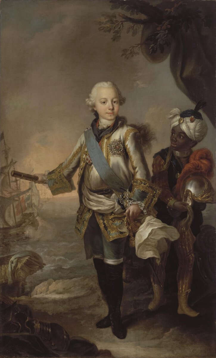Стефано Торелли. Портрет великого князя Павла Петровича. Россия, 1765-1766 годы 