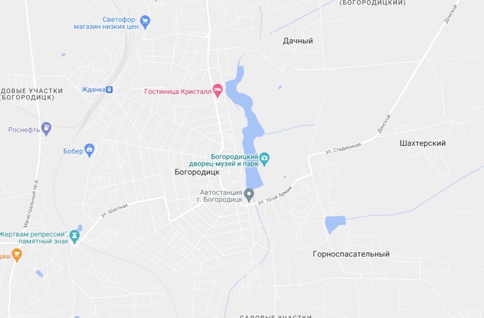 Погода в богородицке карта