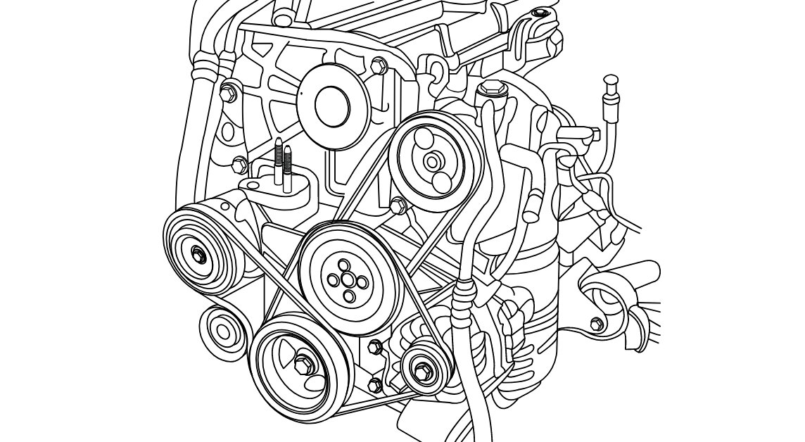 Свист ремня, но НЕ роликов. - KIA Rio (3G), 1,6 л, 2012 года расходники DRIVE2