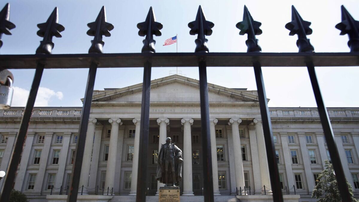    Здание Министерства финансов США в Вашингтоне© AP Photo / Jacquelyn Martin