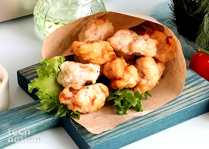 Пошагово готовлю пончики из кальмаров / Изображение дзен-канал technotion